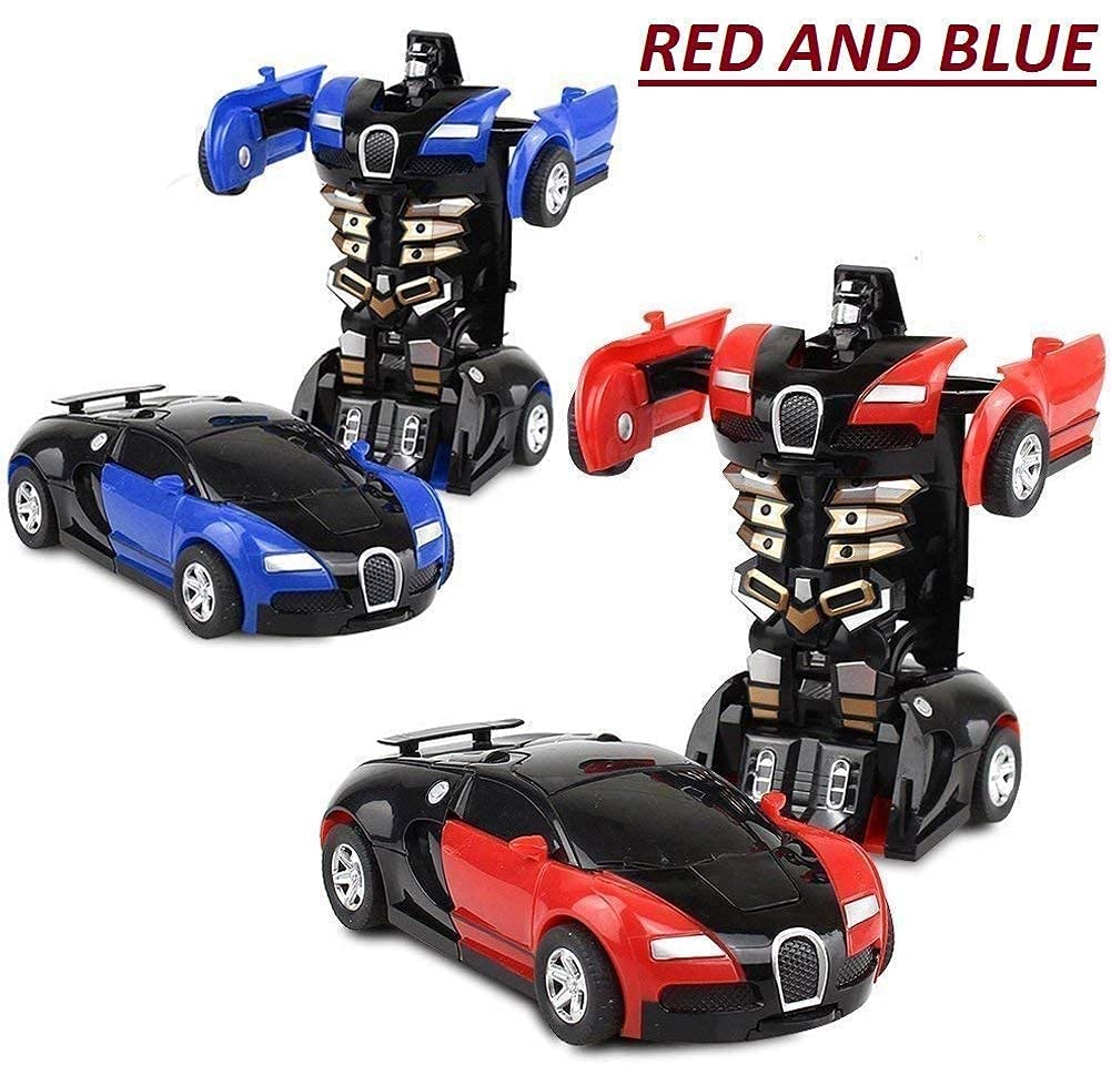 Battery Operated Converting Car to Robot, Robot to Car Automatically