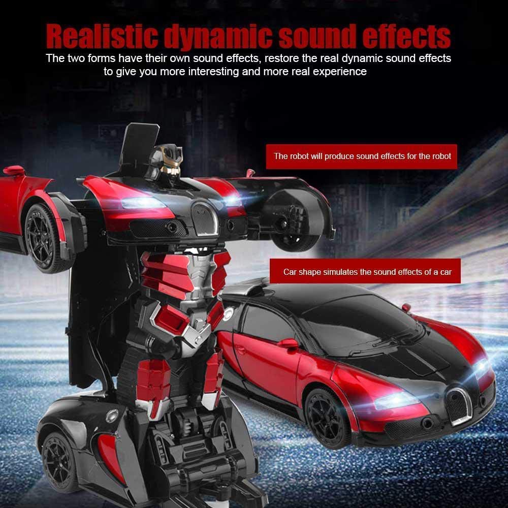 Battery Operated Converting Car to Robot, Robot to Car Automatically