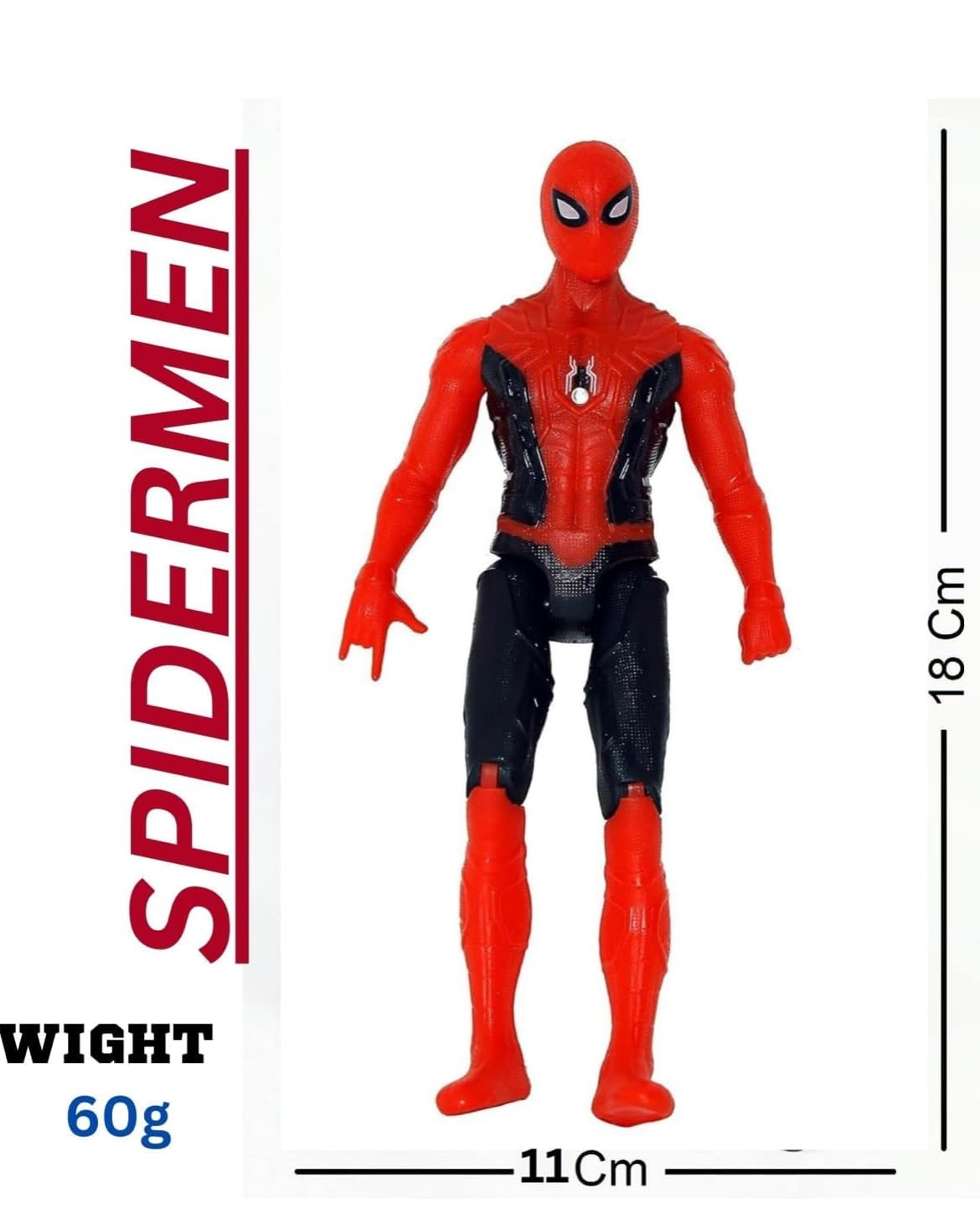 Marvel Avengers Spiderman Action Figure Toy with LED Light