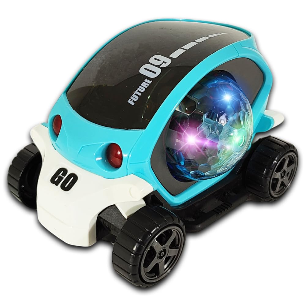 Stunt Car Toy with Music & 4D Vibrant Light Effects