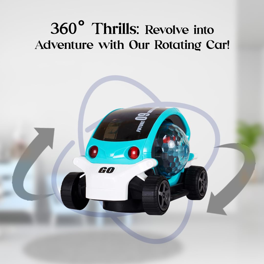 Stunt Car Toy with Music & 4D Vibrant Light Effects