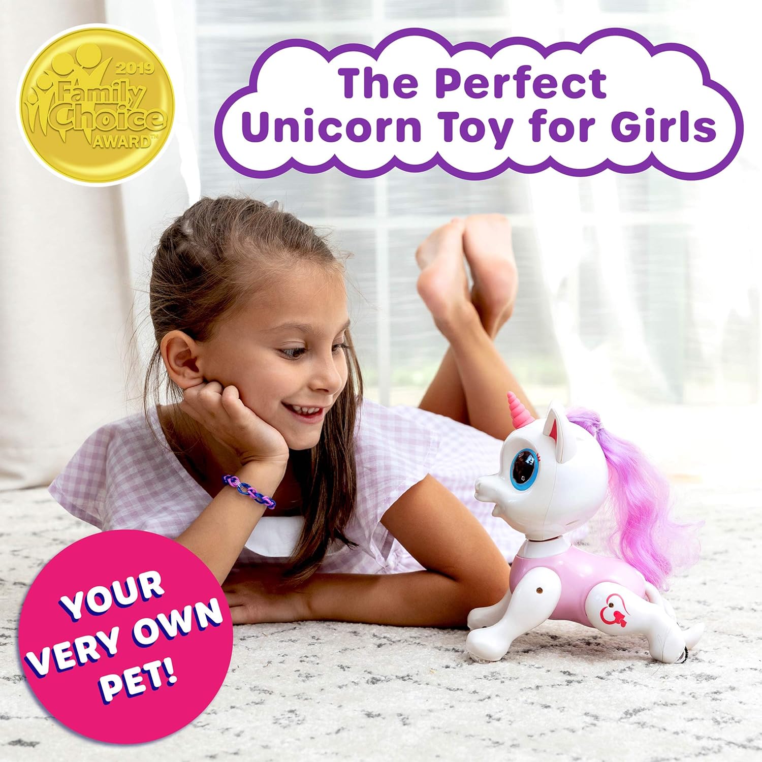 Power Your Fun Unicorn Robo Pets Unicorn Toy for Girls and Boys